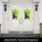 G128 Combo Pack Garden Flag Hanger 14IN & Garden Flag Trick or Treat Purple Witch Hat Green BG 12x18IN Printed 150D Polyester